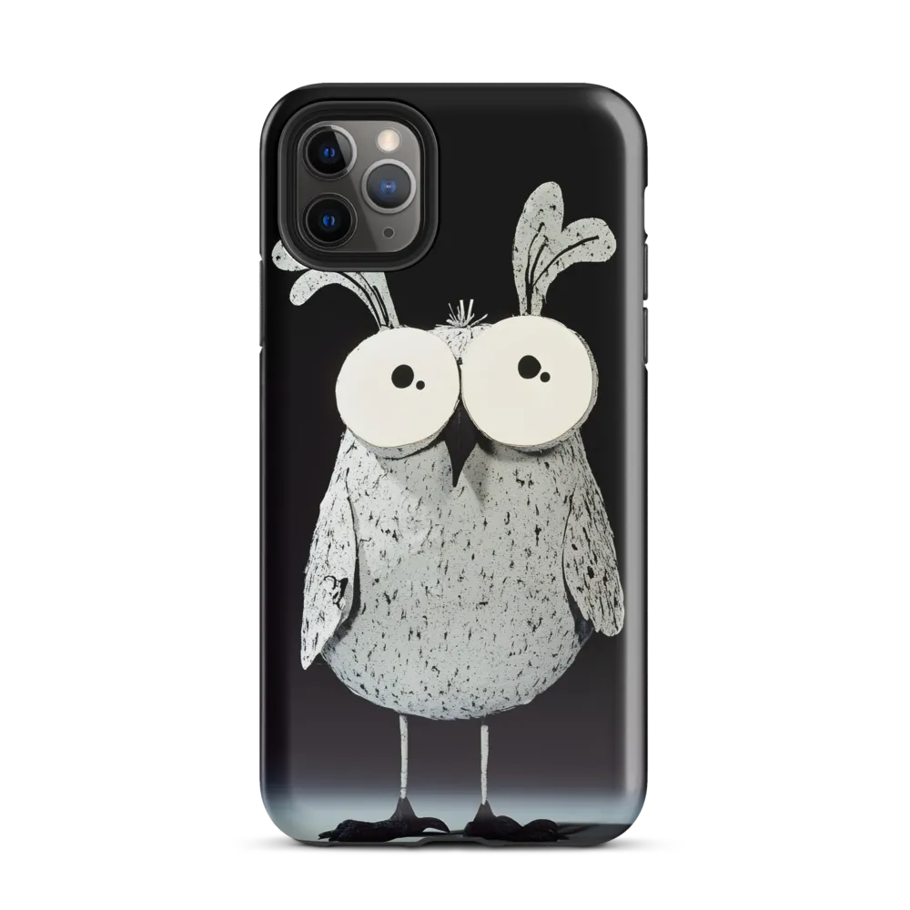 Whimsical Owl in Paper Cutout | Phone Case |  11 Pro Max | Tough Case | Glossy