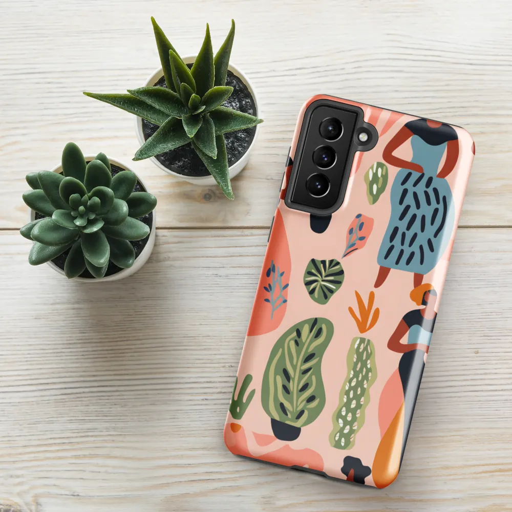 Harmony of Nature and Femininity | Phone Case |  S21 Plus | Tough Case | Glossy