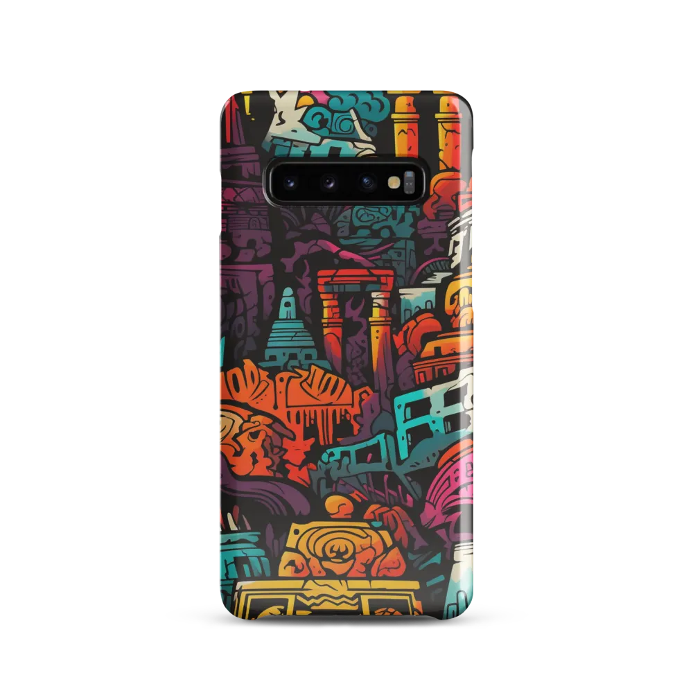 Vibrant Urban Surrealism | Phone Case |  S10 | Snap Case | Glossy