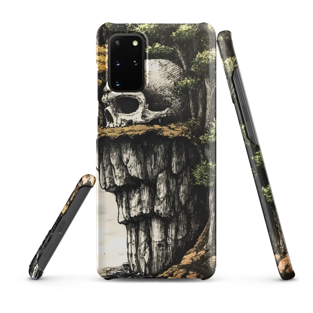 The Whispering Skull: A Surreal Encounter with Nature | Phone Case |  S20 Plus | Snap Case | Matte