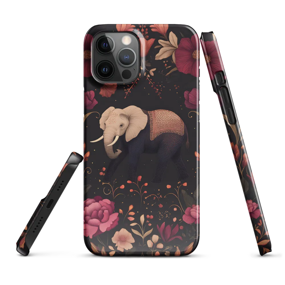 Whispers of the Wild: Elephants and Blooms