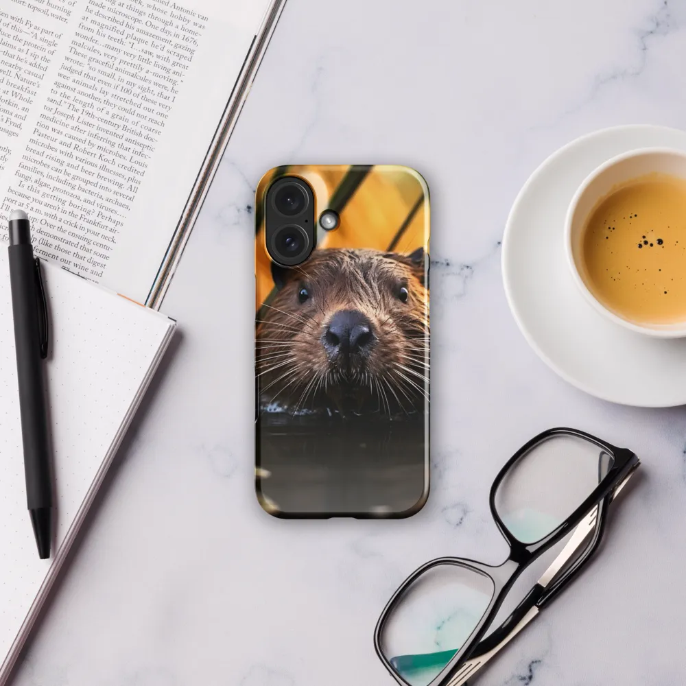 Beaver Serenity: A Natural Portrait | Phone Case |  16 | Snap Case | Glossy