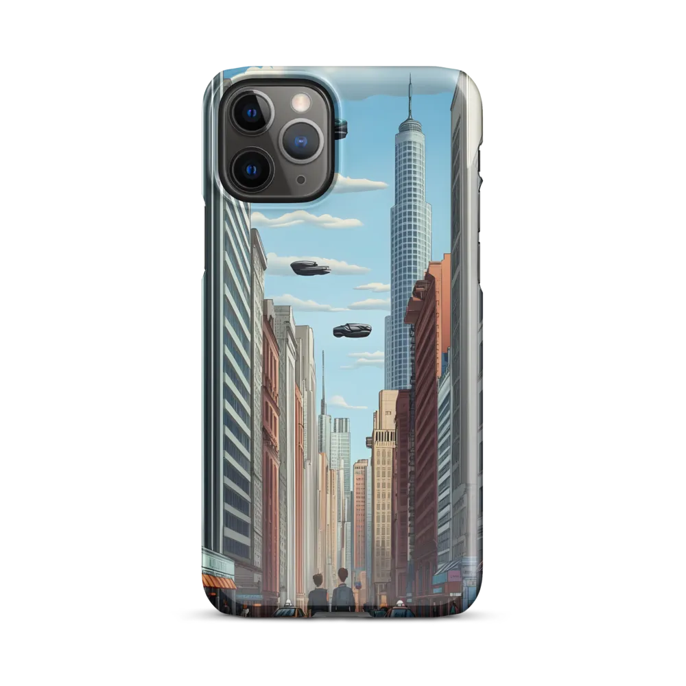 Futuristic Stroll through the Urban Skyline