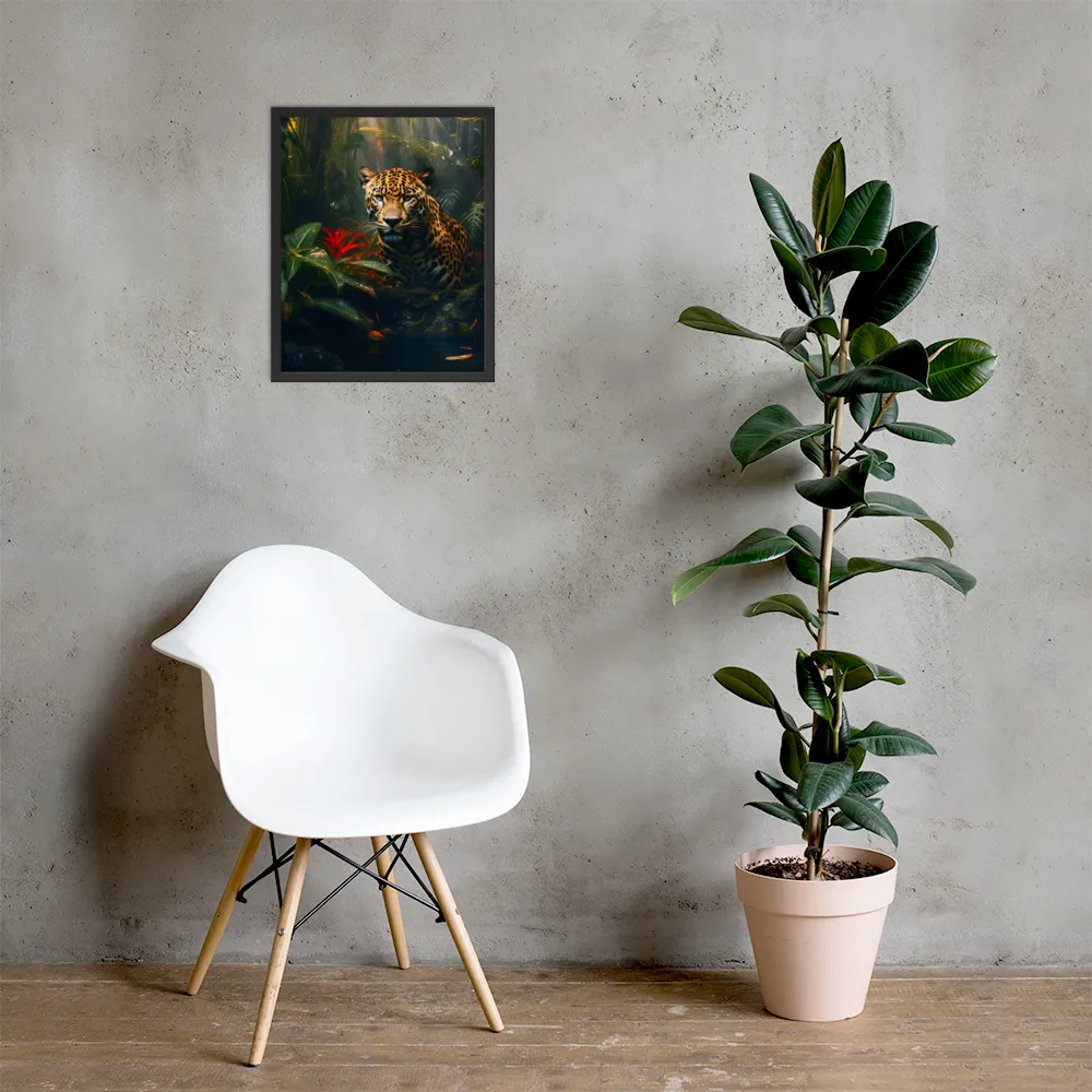 Echoes of the Wild | Poster with Black Frame | 16″×20″