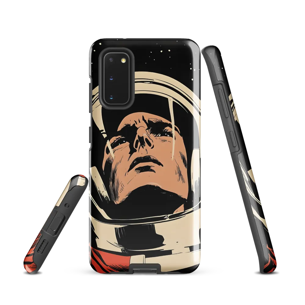 Gaze of the Astronaut | Phone Case |  S20 | Tough Case | Glossy