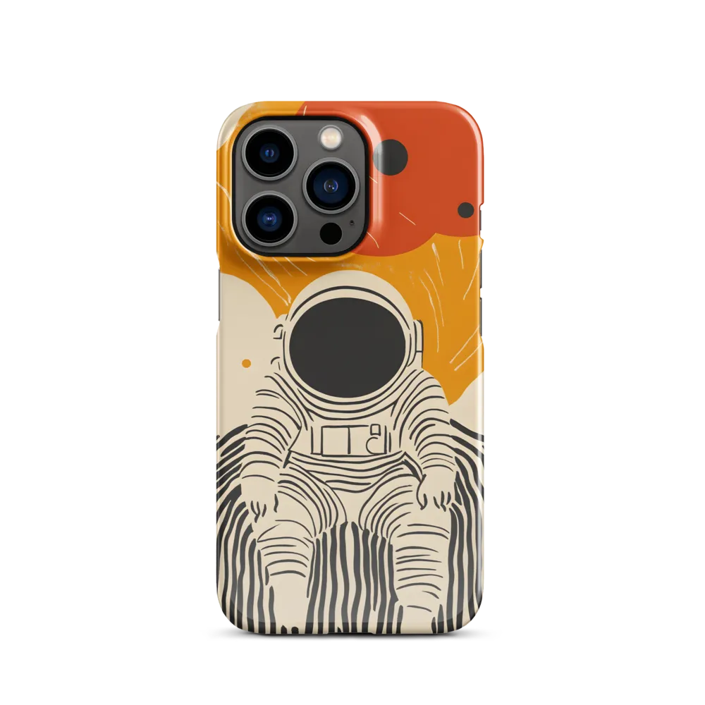 Astronaut in Cosmic Thoughts | Phone Case |  13 Pro | Snap Case | Glossy