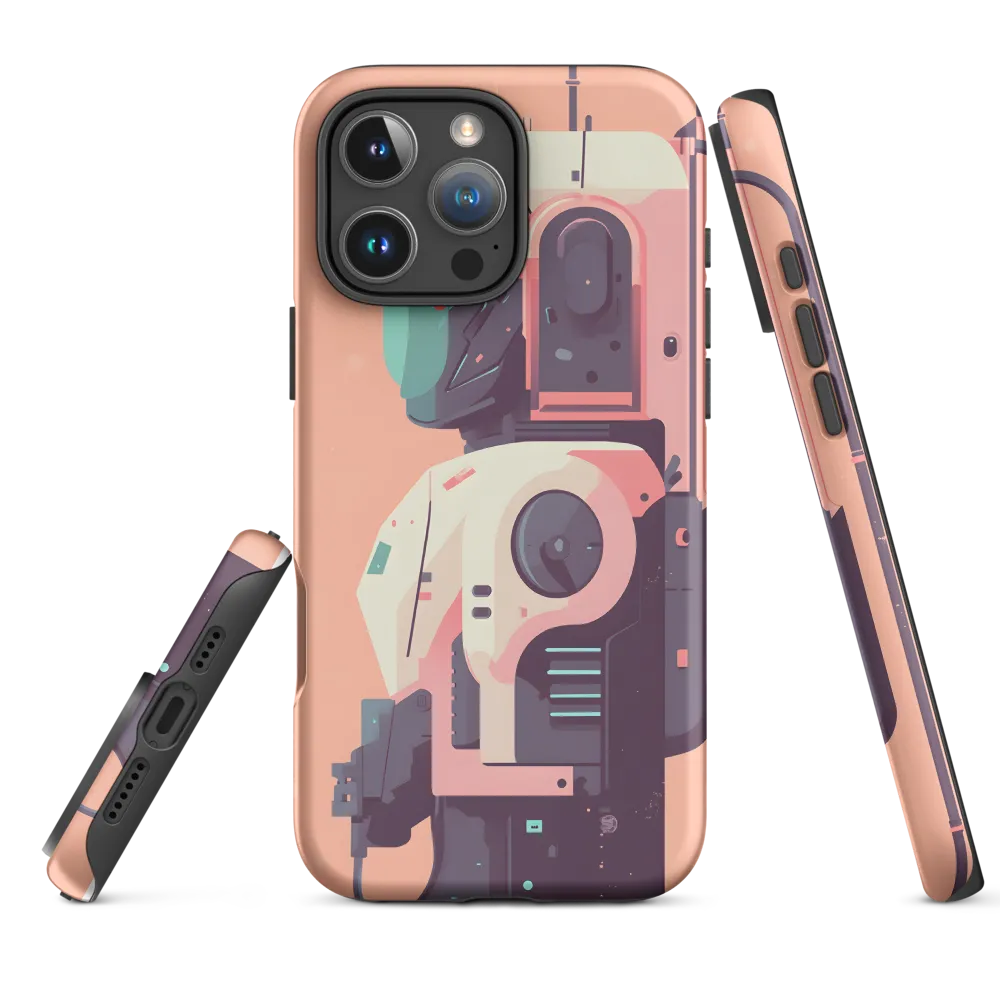 Futuristic Astronaut Bot | Phone Case |  16 Pro Max | Tough Case | Matte