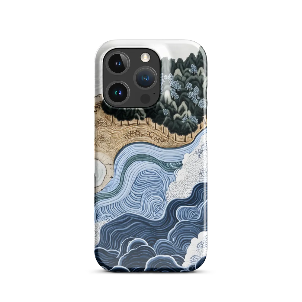 Oceanic Harmony: A Tranquil Landscape | Phone Case |  16 Pro | Snap Case | Glossy