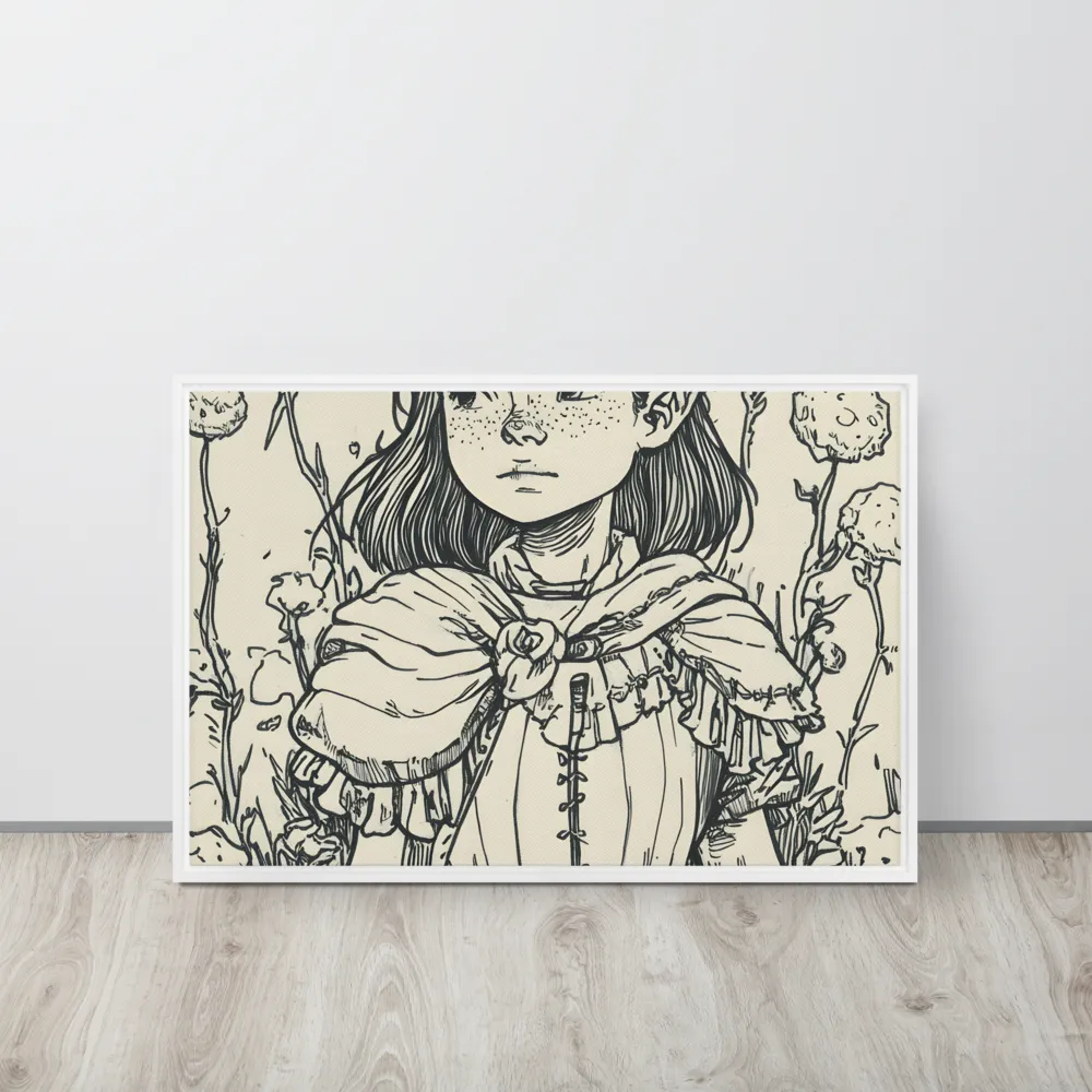 A Young Guardian of Nature | Canvas with White Frame | 20″×30″