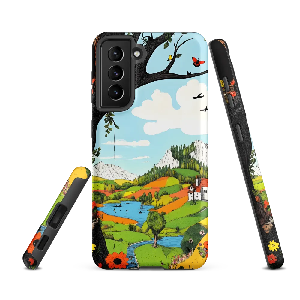 Whimsical Harmony in Nature | Phone Case |  S21 FE | Tough Case | Matte