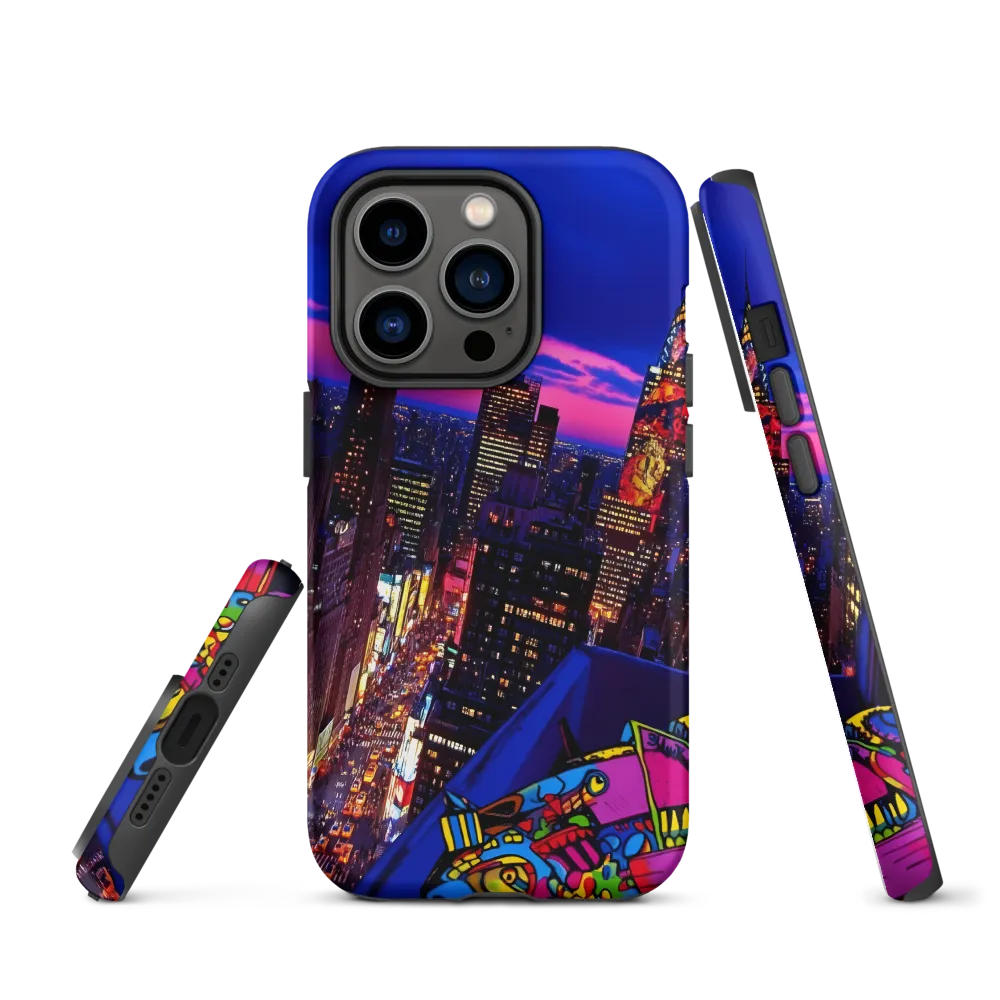 Neon Twilight: A City in Vibrance