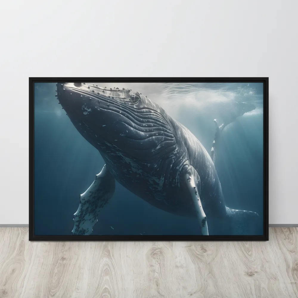 Graced by the Depths | Canvas with Black Frame | 24″×36″