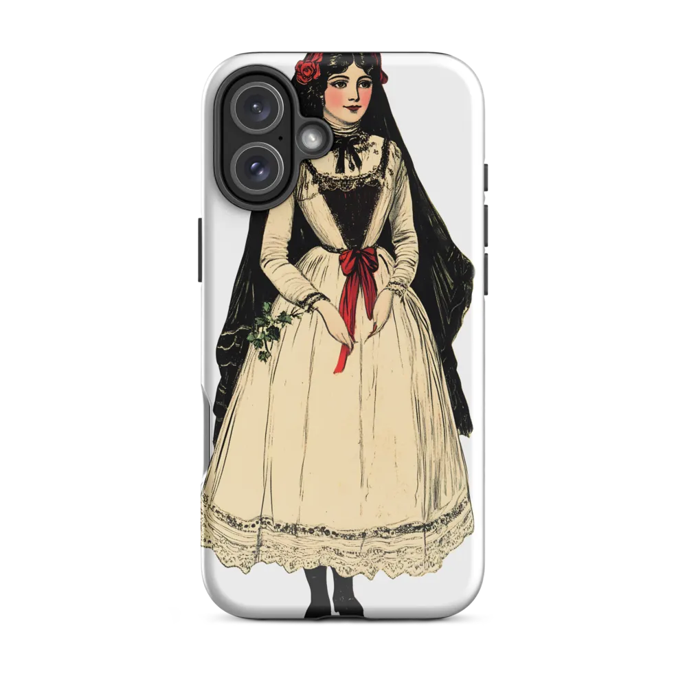 Elegance in Tradition: A Folk Portrait