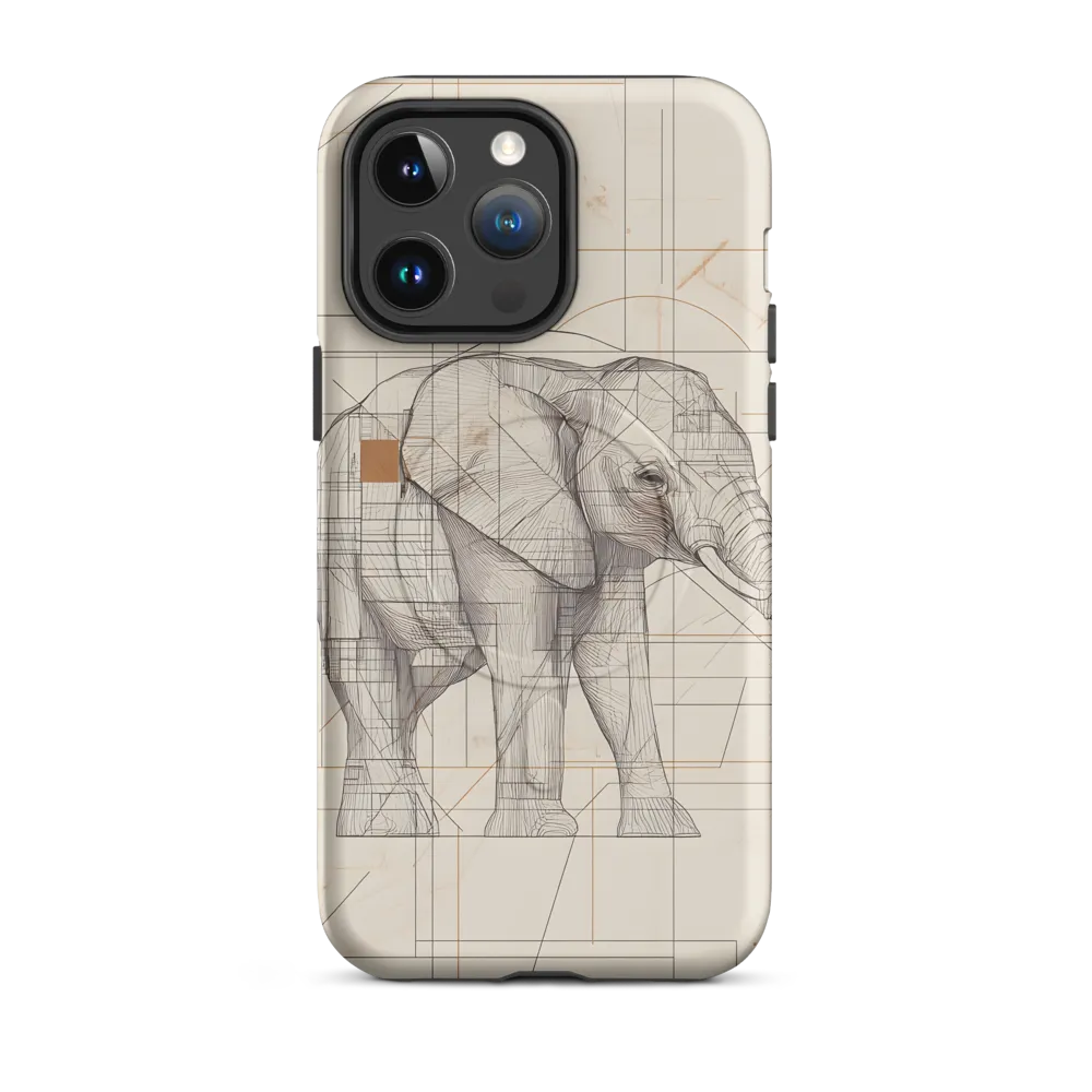 Geometric Elegance: The Steel Elephant