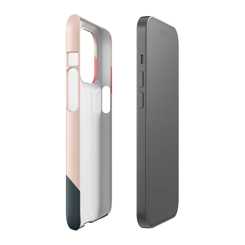 Contemplative Portrait in Minimalism | Phone Case |  14 Pro | Snap Case | Glossy