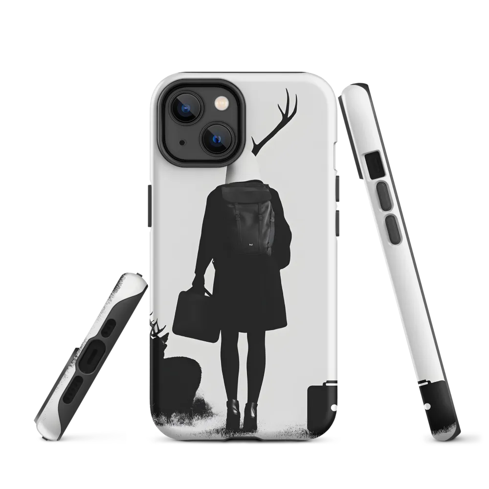 Antlered Reflections | Phone Case |  14 | Tough Case | Matte