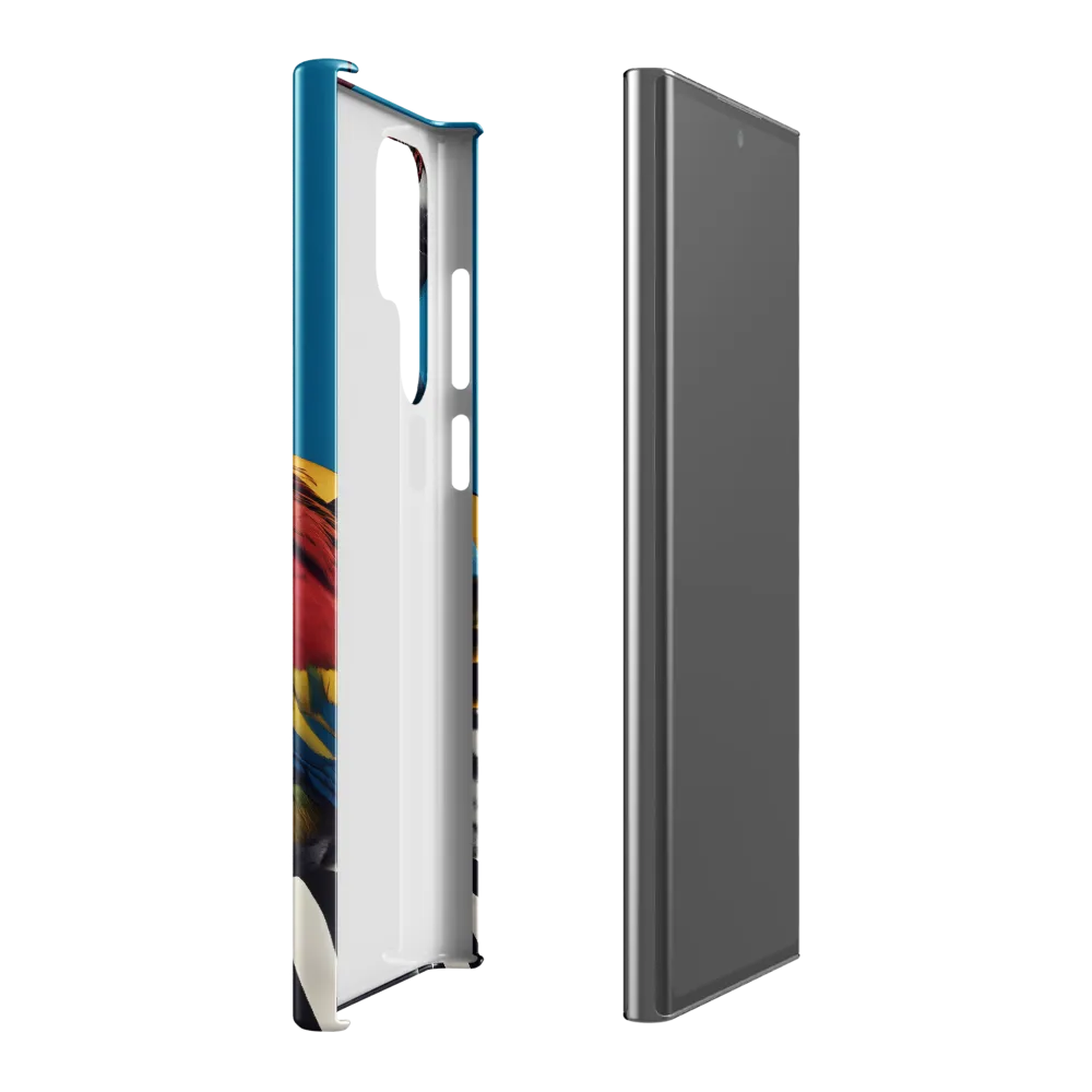 Vibrant Fusion of Flora and Fauna | Phone Case |  S22 Ultra | Snap Case | Glossy