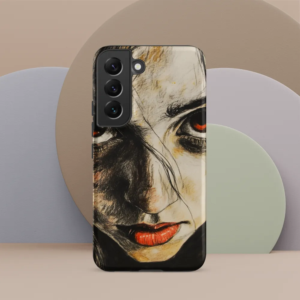 Gaze of Intensity | Phone Case |  S22 | Tough Case | Matte
