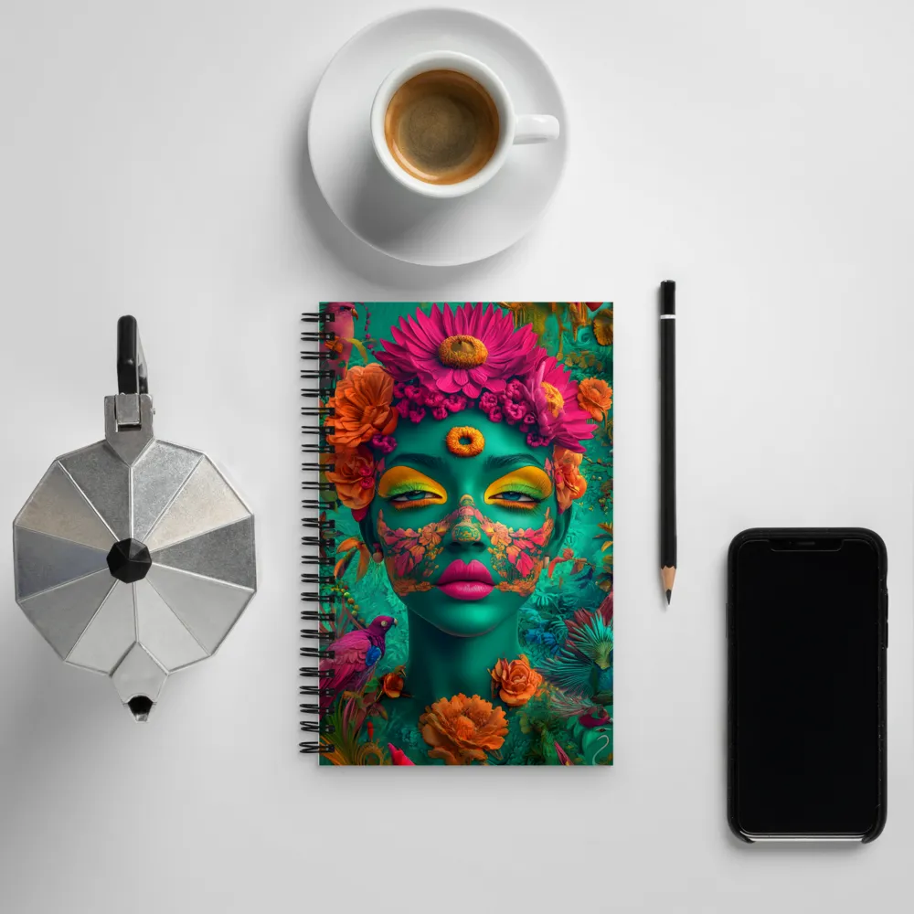 Floral Serenity | Spiral Notebook