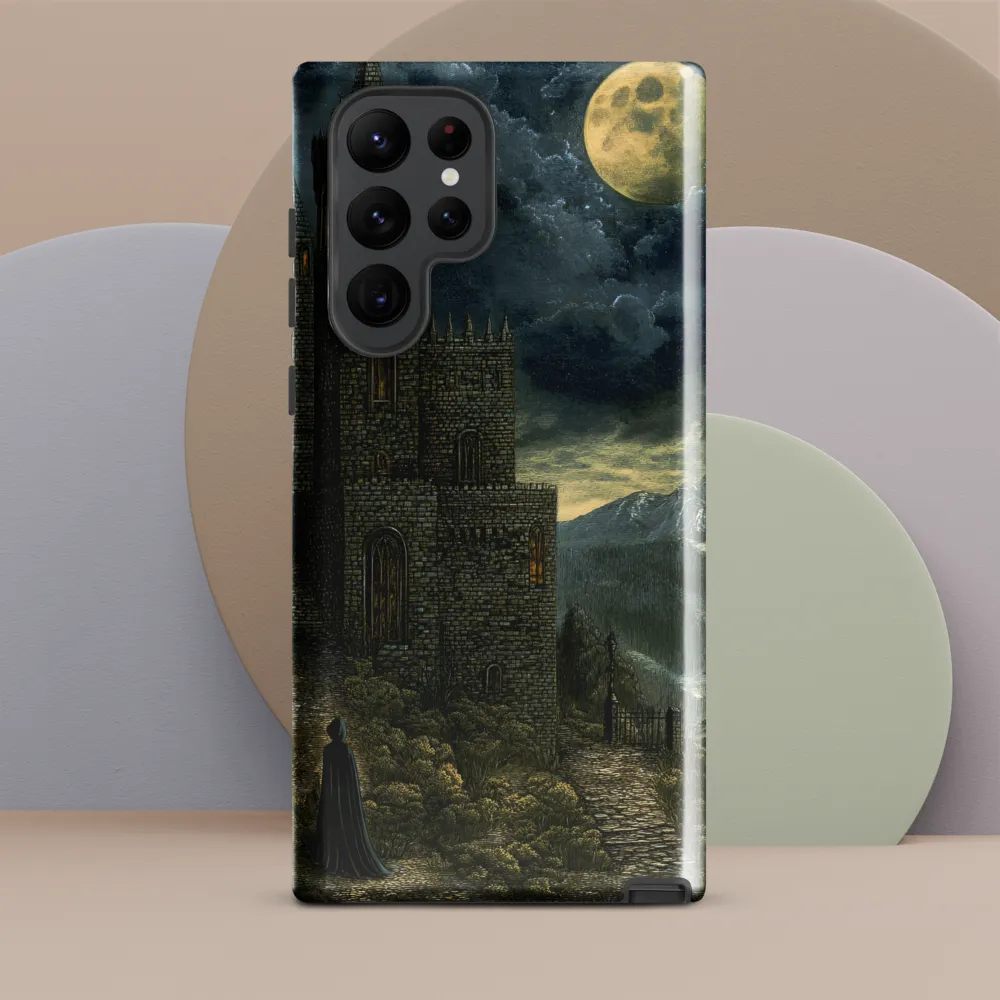 Whispers of the Moonlit Castle | Phone Case |  S22 Ultra | Tough Case | Glossy