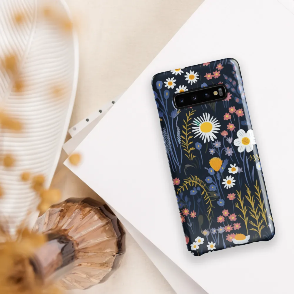 Botanical Harmony: A Floral Symphony | Phone Case |  S10 Plus | Snap Case | Glossy