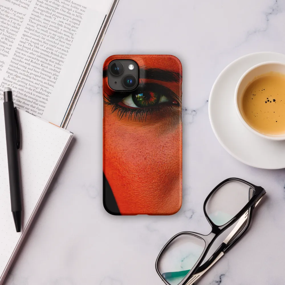 Gaze of Intensity | Phone Case |  15 Plus | Snap Case | Matte