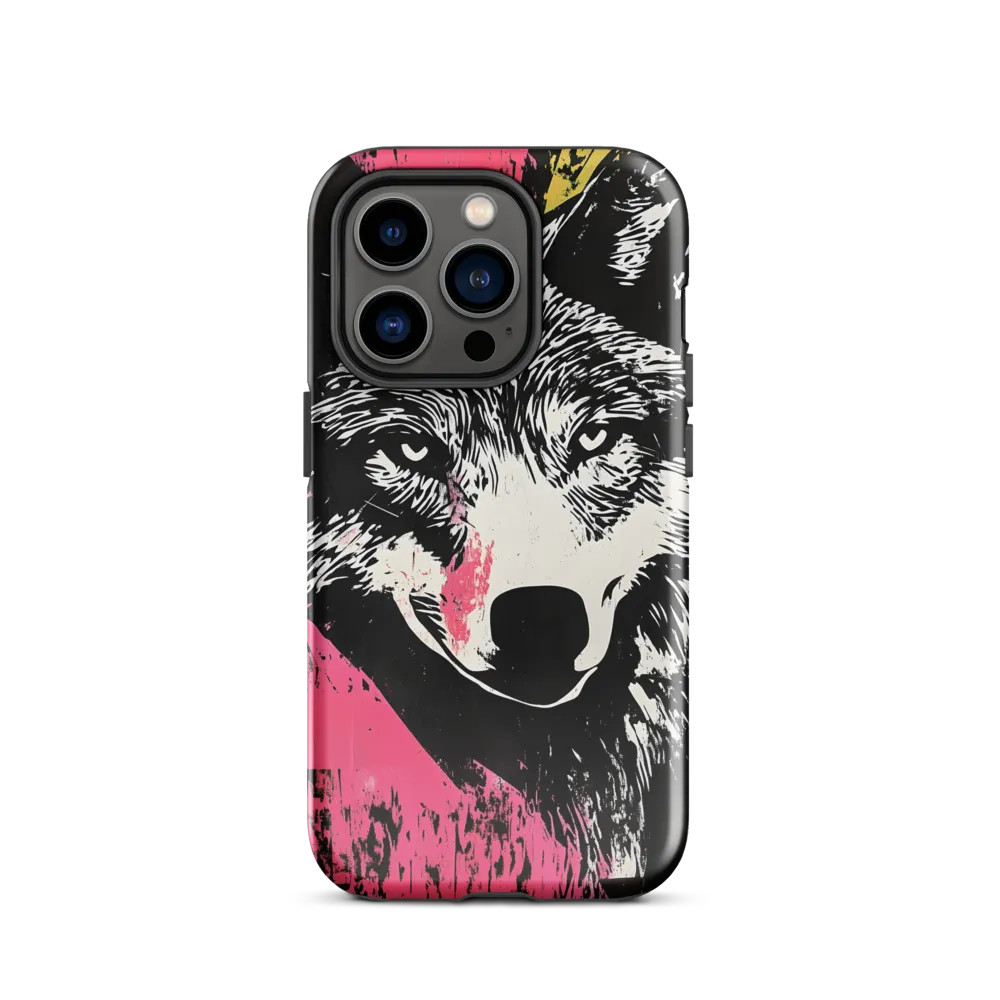 Intense Gaze of the Wolf
