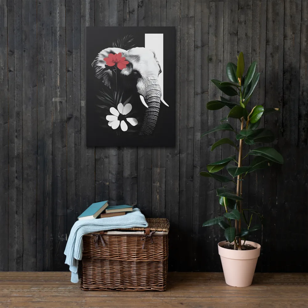 Elephant Harmony | Thin Canvas | 24″×32″