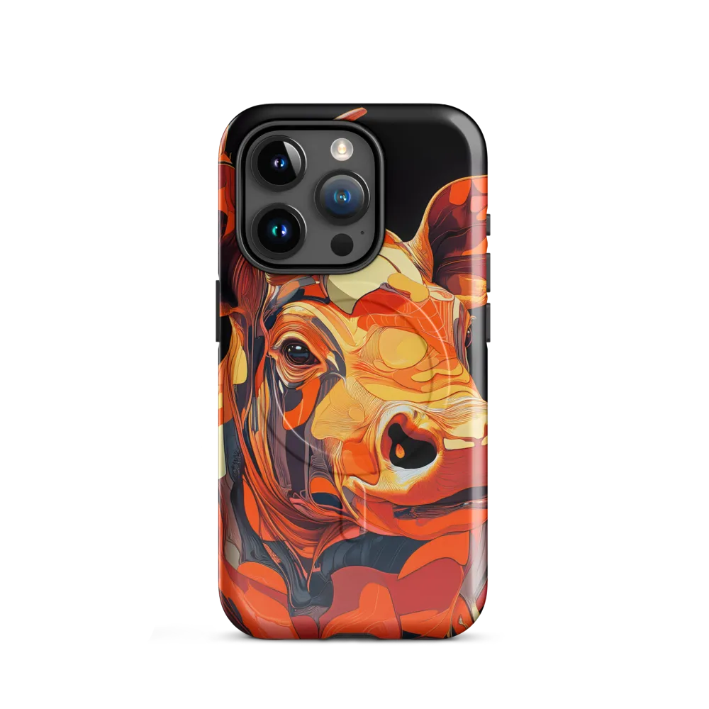 Modern Serenade: The Vibrant Cow