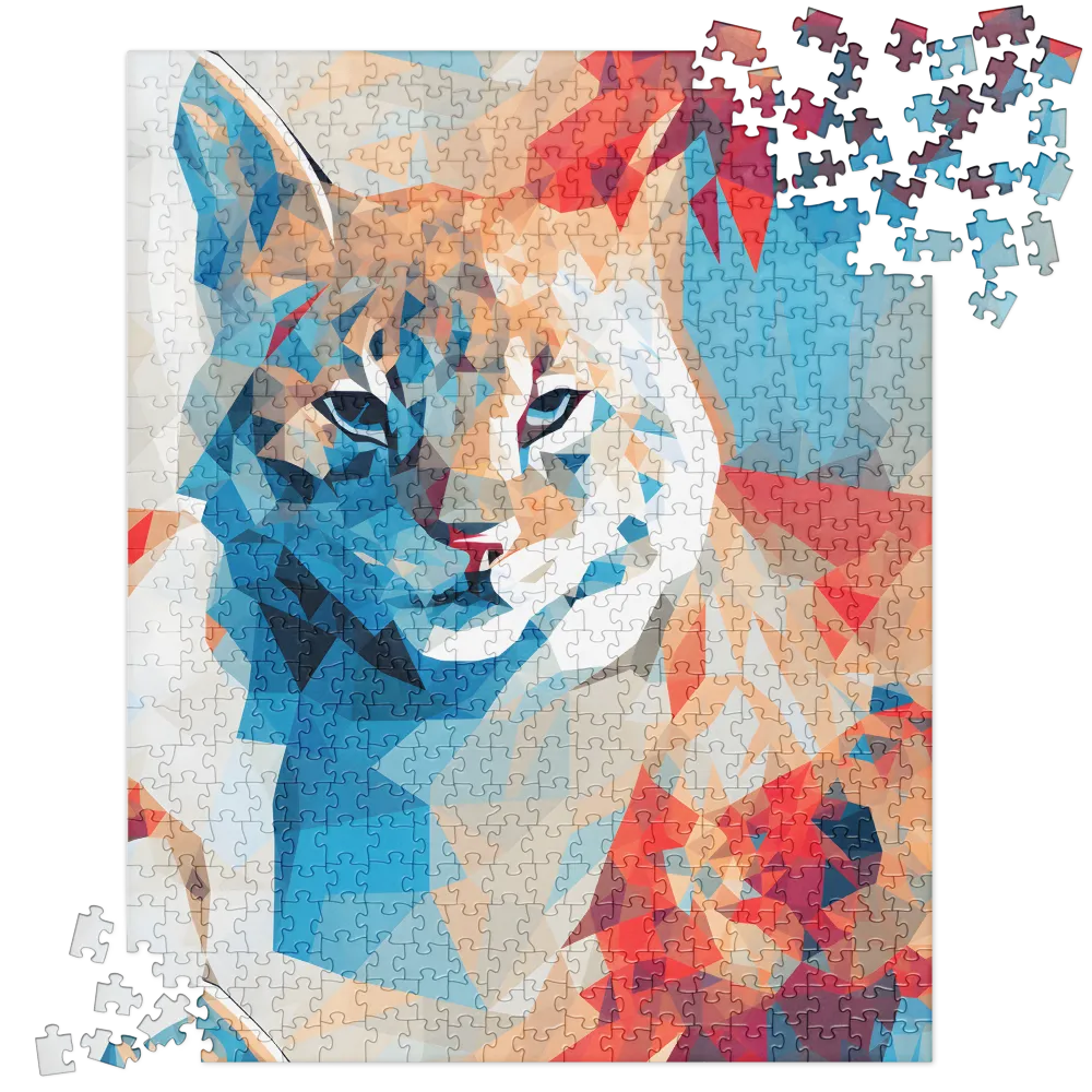 Facets of Feline Wonder | Jigsaw Puzzle | 520 pieces