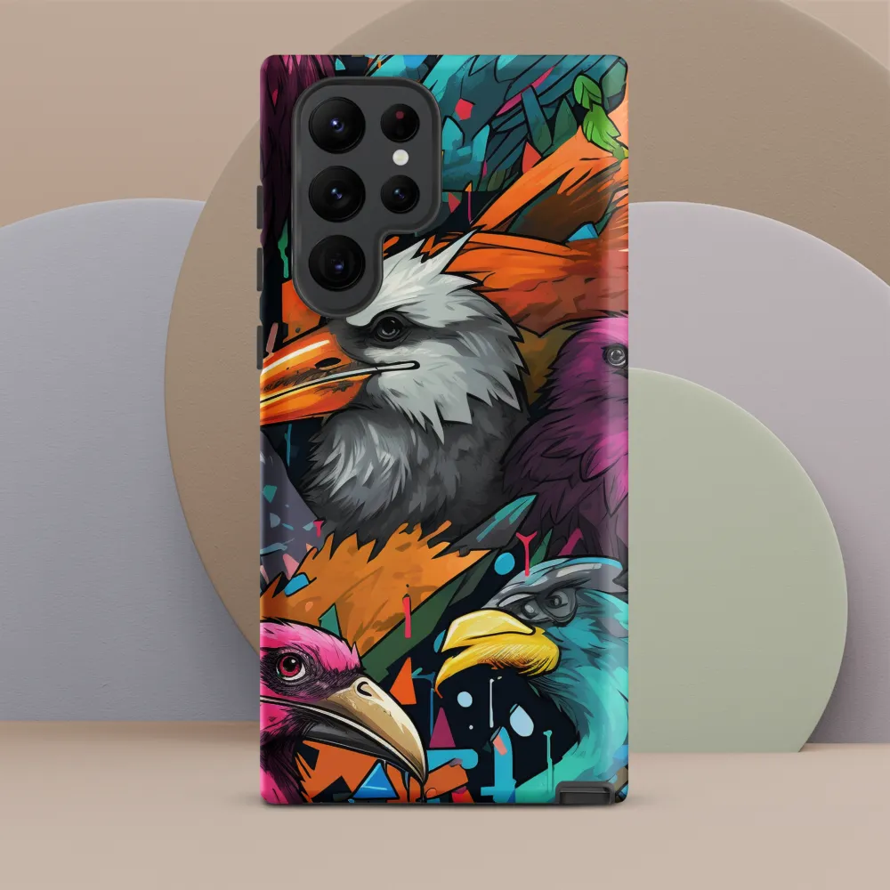 Avian Vortex: A Celebration of Color and Form