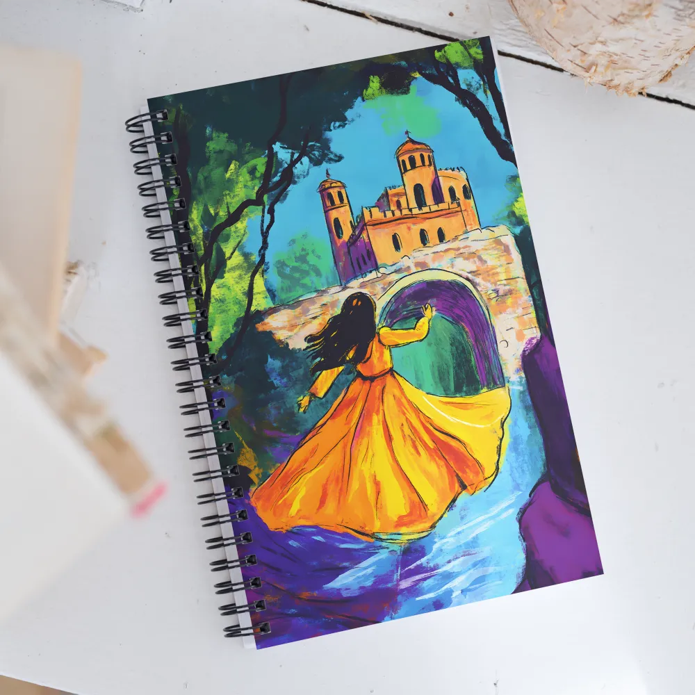 Dance of Dreams: Journey to the Castle | Spiral Notebook