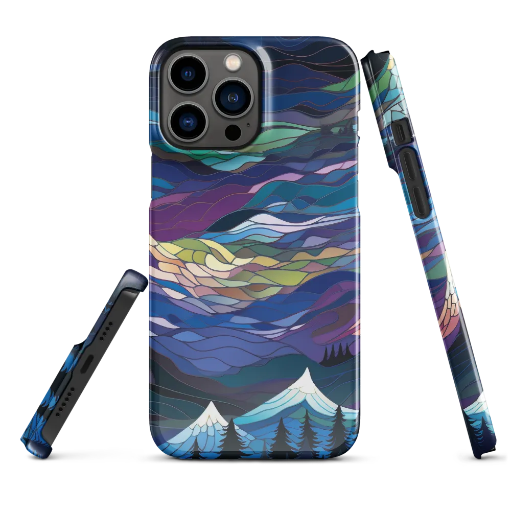 Twilight Peaks: An Abstract Mountain Landscape