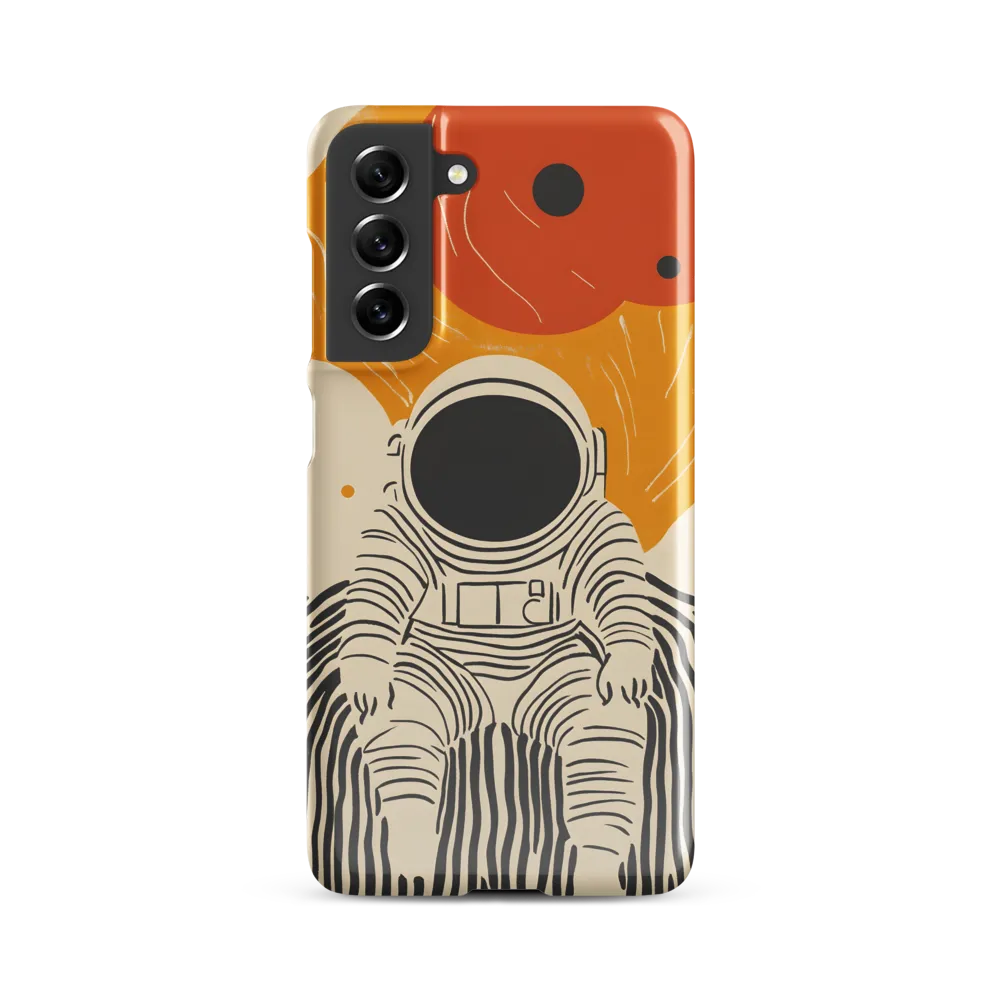 Astronaut in Cosmic Thoughts | Phone Case |  S21 FE | Snap Case | Glossy