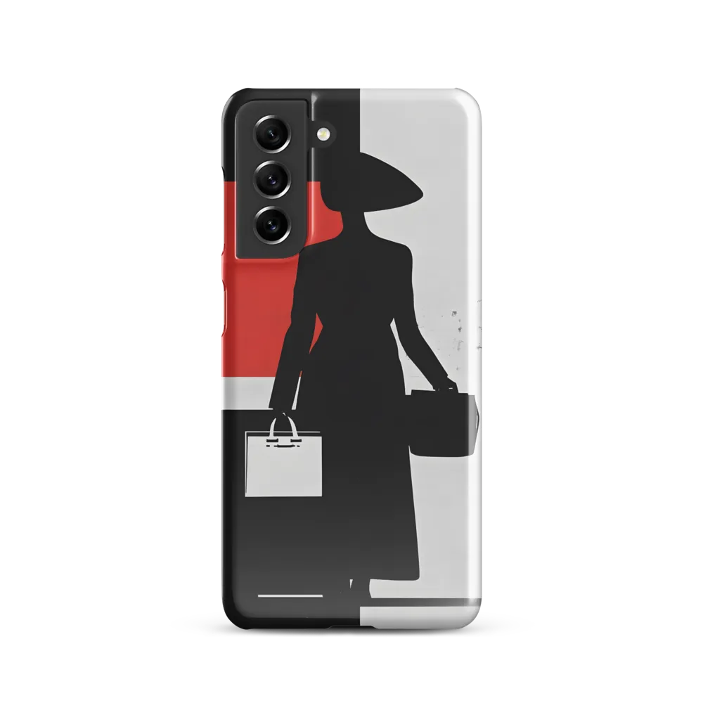 Silhouette of Elegance | Phone Case |  S21 | Snap Case | Glossy
