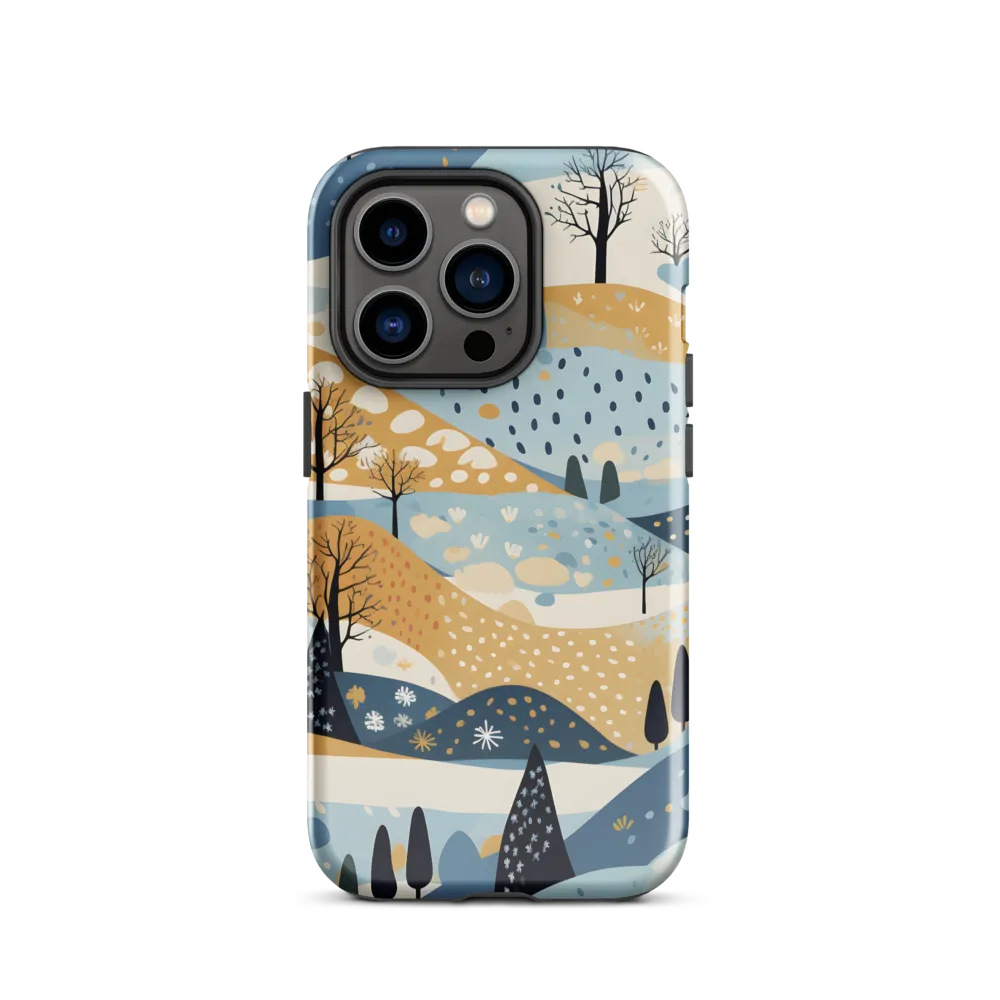 Whispers of a Playful Landscape | Phone Case |  14 Pro | Tough Case | Glossy