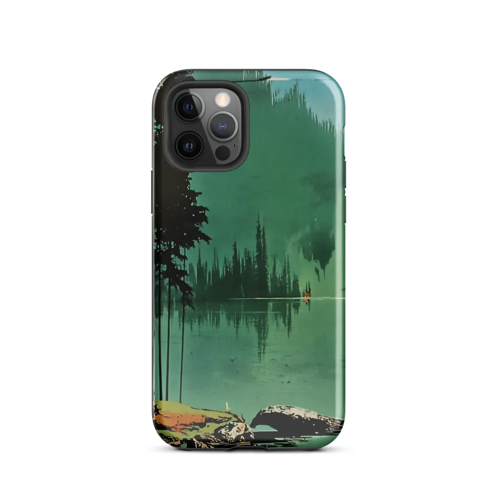 Serenity Reflected: A Tranquil Lake Scene