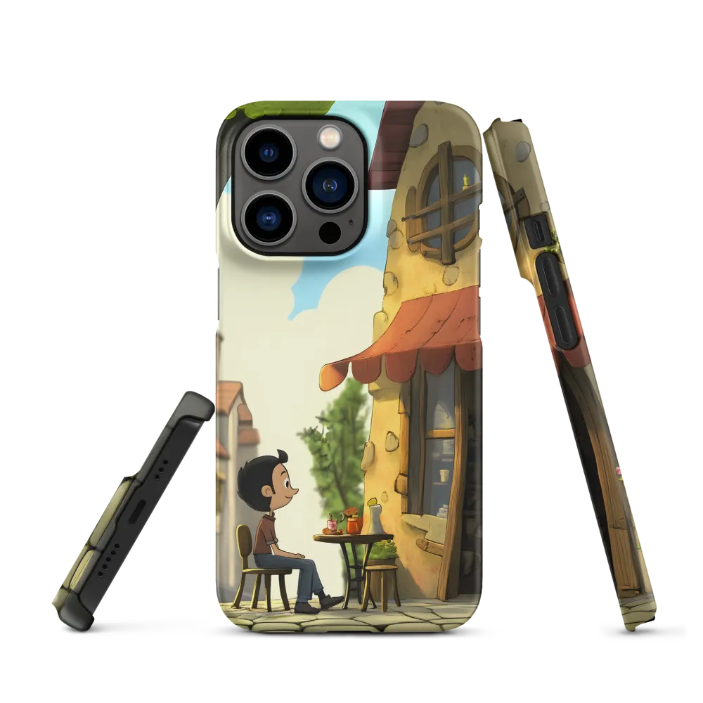 A Moment of Wonder at the Cafe | Phone Case |  13 Pro | Snap Case | Matte