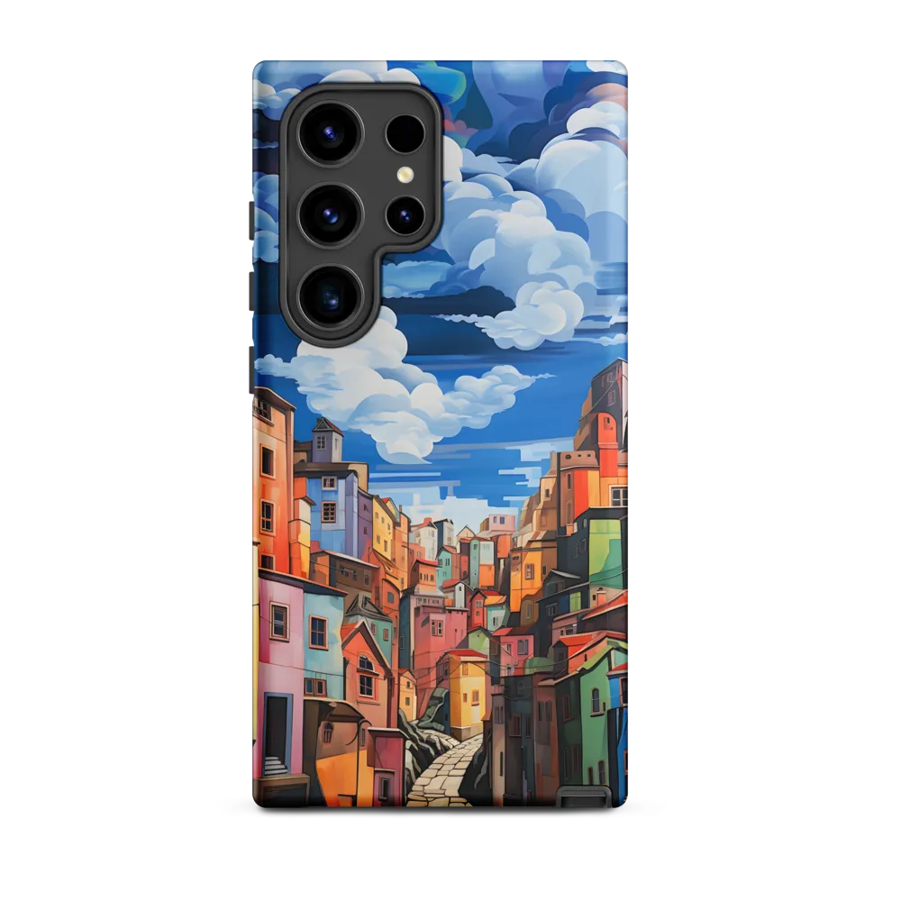 Whimsical Heights: A Vibrant Cityscape | Phone Case |  S24 Ultra | Tough Case | Matte