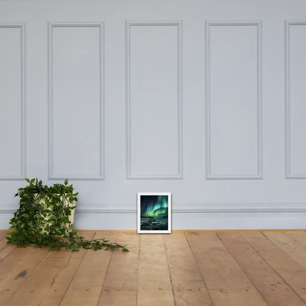 Auroral Guardianship | Poster with White Frame | 8″×10″