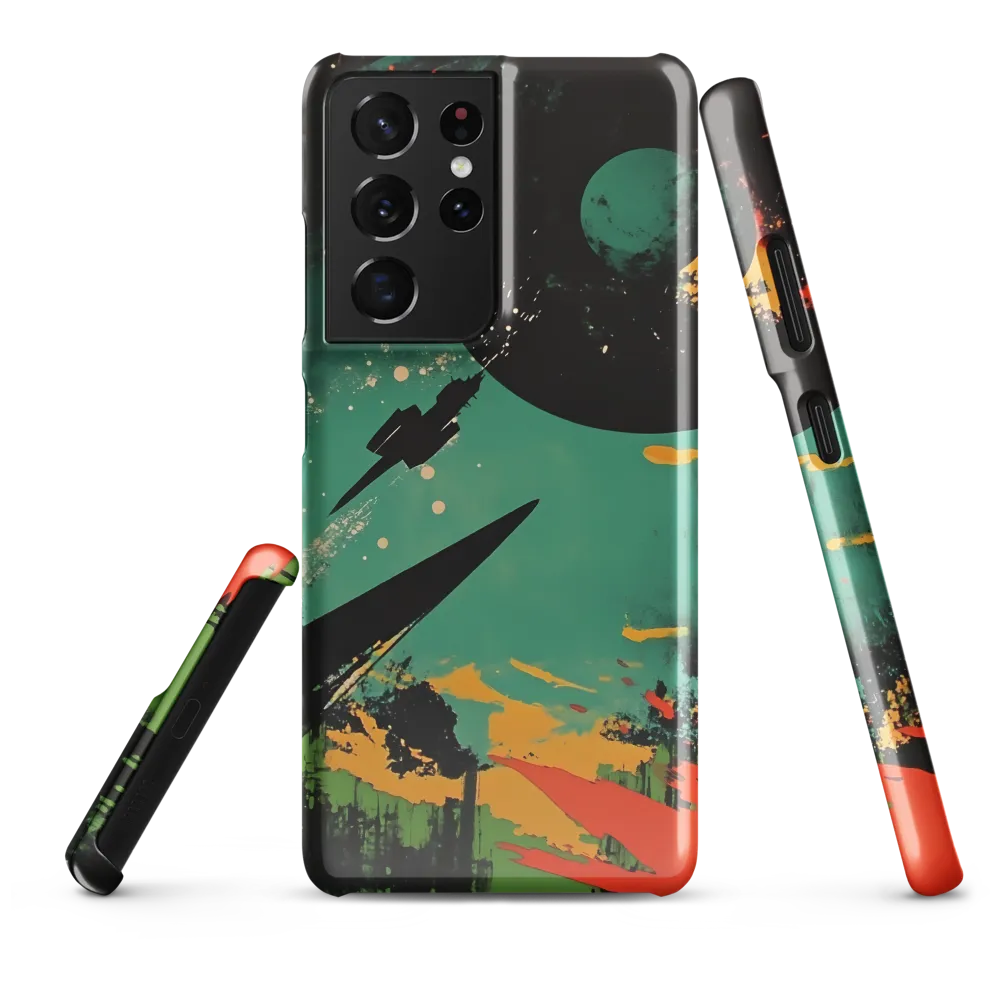 Journey Through the Cosmic Canvas | Phone Case |  S21 Ultra | Snap Case | Glossy