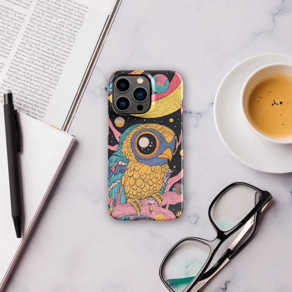 Whimsical Cosmic Owl | Phone Case |  13 Pro | Snap Case | Glossy