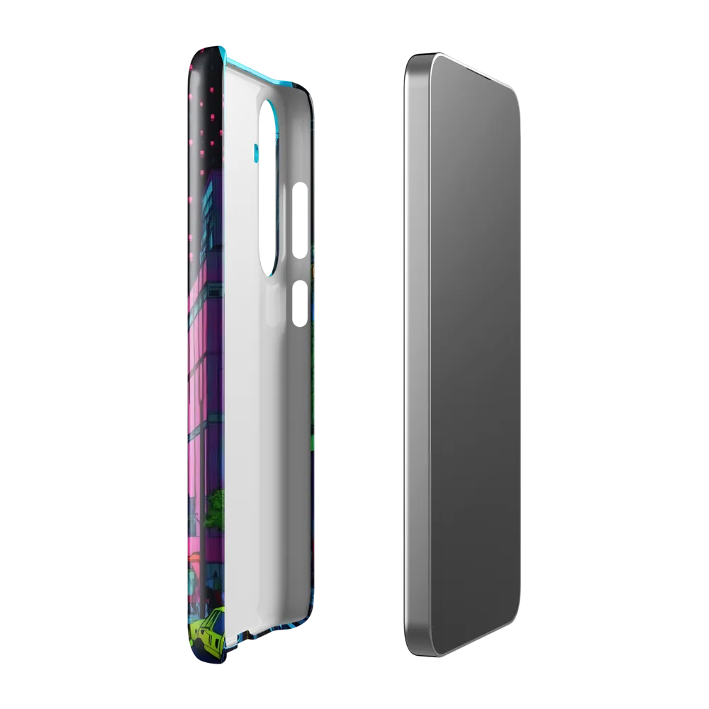 Neon Dreams of the City | Phone Case |  S24 Plus | Snap Case | Glossy