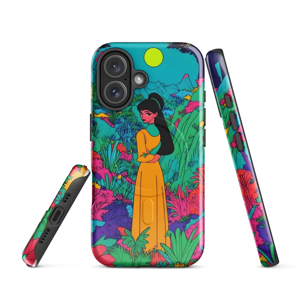 Ethereal Serenity in a Psychedelic Landscape