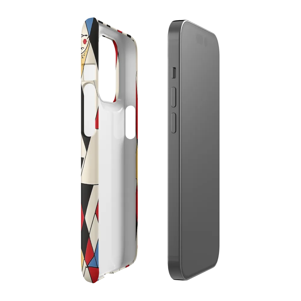 Dynamic Geometric Symphony | Phone Case |  14 Pro | Snap Case | Matte