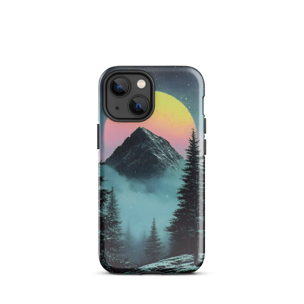 Ethereal Peaks Under Celestial Lights