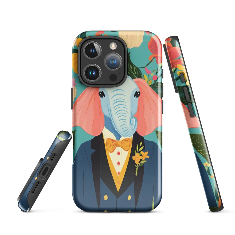 Elegance in Bloom | Phone Case |  16 Pro | Tough Case | Glossy