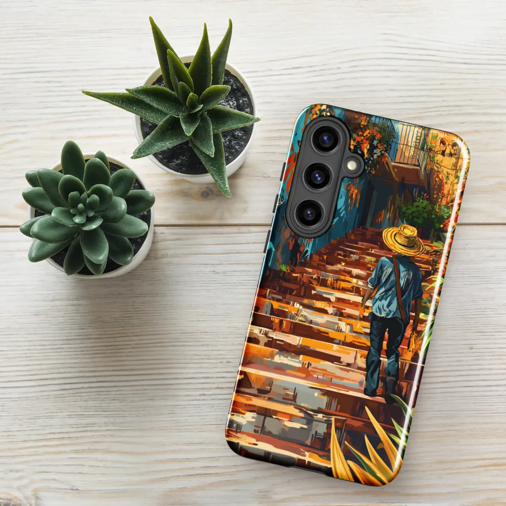 Steps to Adventure | Phone Case |  S24 Plus | Tough Case | Glossy