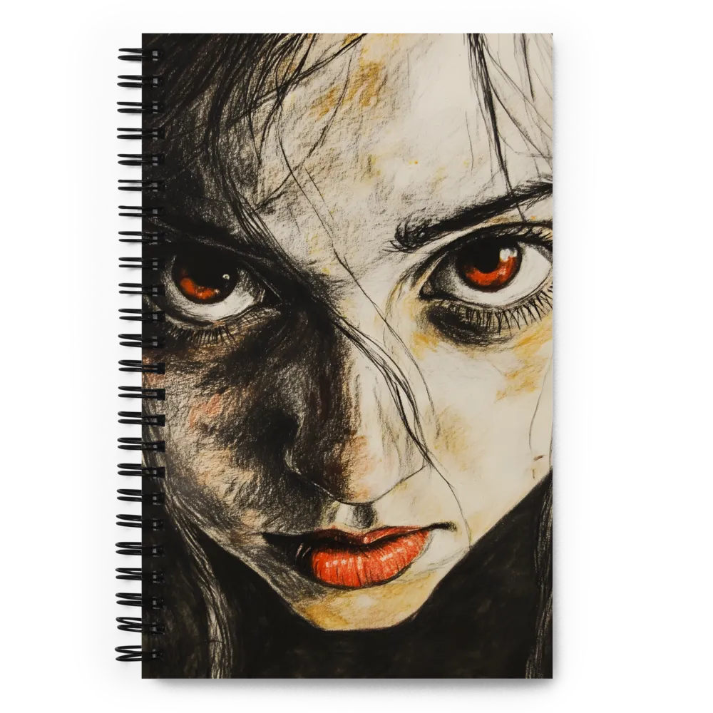 Gaze of Intensity | Spiral Notebook