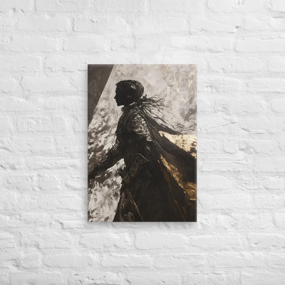 The Silhouette of Valor | Canvas | 18″×26″